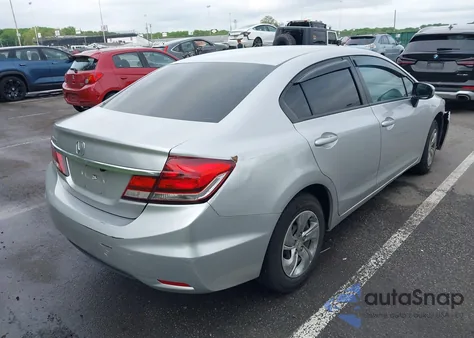 2015 Honda Civic Lx z USA, uszkodzony, nr VIN 19XFB2F52FE278367
